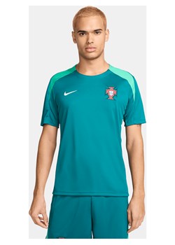 Męska dzianinowa koszulka piłkarska z krótkim rękawem Nike Dri-FIT Portugalia Strike - Zieleń ze sklepu Nike poland w kategorii T-shirty męskie - zdjęcie 171206708