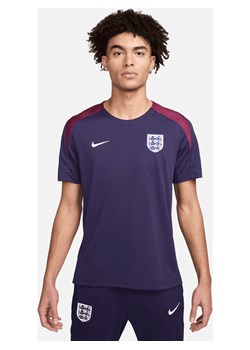 Męska dzianinowa koszulka piłkarska z krótkim rękawem Nike Dri-FIT Anglia Strike - Fiolet ze sklepu Nike poland w kategorii T-shirty męskie - zdjęcie 171206757