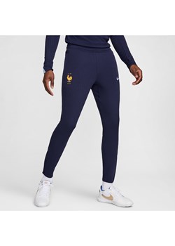 Męskie spodnie piłkarskie z dzianiny Nike Dri-FIT ADV FFF Strike Elite - Niebieski ze sklepu Nike poland w kategorii Spodnie męskie - zdjęcie 171206768
