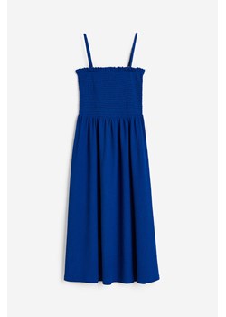 H & M - Sukienka z elastycznym marszczeniem - Niebieski ze sklepu H&M w kategorii Sukienki - zdjęcie 171206888