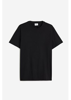 H & M - T-shirt Regular Fit - Czarny ze sklepu H&M w kategorii T-shirty męskie - zdjęcie 171206937