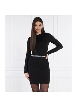 Karl Lagerfeld Jeans Sukienka fitted lslv ze sklepu Gomez Fashion Store w kategorii Sukienki - zdjęcie 171209588