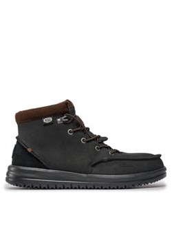Hey Dude Trzewiki Bradley Boot Leather 40189-001 Czarny ze sklepu MODIVO w kategorii Buty zimowe męskie - zdjęcie 171211467