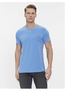 Tommy Hilfiger T-Shirt MW0MW10800 Niebieski Slim Fit ze sklepu MODIVO w kategorii T-shirty męskie - zdjęcie 171211486