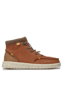 Hey Dude Trzewiki Bradley Boot Leather 40189-21N Brązowy ze sklepu MODIVO w kategorii Buty zimowe męskie - zdjęcie 171212288