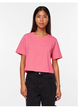 Pieces T-Shirt Sara 17146319 Różowy Oversize ze sklepu MODIVO w kategorii Bluzki damskie - zdjęcie 171212445