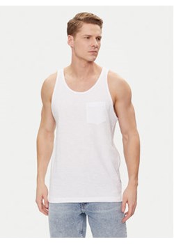 Jack&Jones Tank top Tampa Slub 12252180 Biały Standard Fit ze sklepu MODIVO w kategorii T-shirty męskie - zdjęcie 171212467