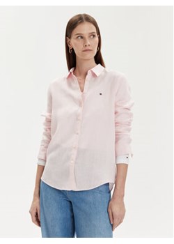 Tommy Hilfiger Koszula WW0WW42037 Różowy Relaxed Fit ze sklepu MODIVO w kategorii Koszule damskie - zdjęcie 171212497