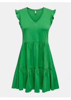 ONLY Sukienka letnia May 15226992 Zielony Regular Fit ze sklepu MODIVO w kategorii Sukienki - zdjęcie 171212539