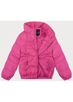 Pikowana kurtka ze stójką Miss TiTi różowa (2481) ze sklepu goodlookin.pl w kategorii Kurtki damskie - zdjęcie 171213257