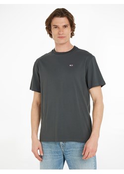 TOMMY JEANS Koszulka w kolorze antracytowym ze sklepu Limango Polska w kategorii T-shirty męskie - zdjęcie 171214905