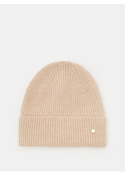 Mohito - Beżowa czapka basic - beżowy ze sklepu Mohito w kategorii Czapki zimowe damskie - zdjęcie 171215738