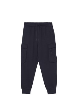 Cropp - Czarne dresowe joggery - czarny ze sklepu Cropp w kategorii Spodnie męskie - zdjęcie 171215908