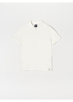 Sinsay - Koszulka polo - kremowy ze sklepu Sinsay w kategorii T-shirty męskie - zdjęcie 171216477