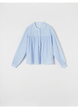 Sinsay - Koszula z wiskozy - błękitny ze sklepu Sinsay w kategorii Koszule damskie - zdjęcie 171216615