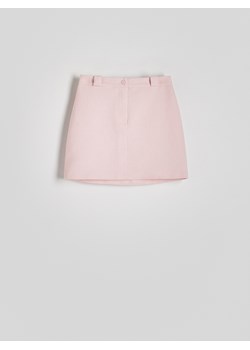 Reserved - Spódnica mini - pastelowy róż ze sklepu Reserved w kategorii Spódnice - zdjęcie 171217146
