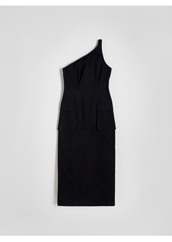 Reserved - Sukienka z kieszeniami cargo - czarny ze sklepu Reserved w kategorii Sukienki - zdjęcie 171219569