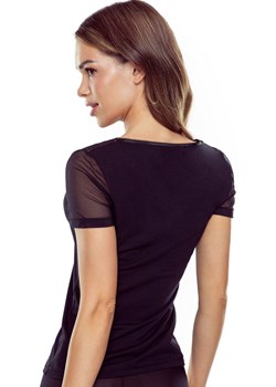 Czarny t-shirt damski bluzka z krótkim rękawem Dorin, Kolor czarny, Rozmiar S, Eldar ze sklepu Intymna w kategorii Bluzki damskie - zdjęcie 171220367