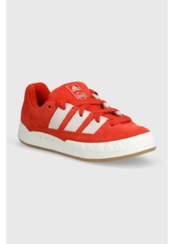 adidas Originals sneakersy zamszowe Adimatic kolor czerwony IF8796 ze sklepu PRM w kategorii Buty sportowe męskie - zdjęcie 171220678