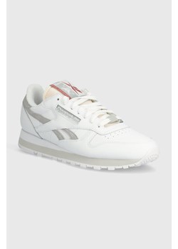 Reebok Classic sneakersy skórzane Classic Leather kolor biały 100074346 ze sklepu PRM w kategorii Buty sportowe męskie - zdjęcie 171220696