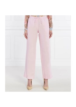 Samsøe Samsøe Lniane spodnie Hoys string | Straight fit ze sklepu Gomez Fashion Store w kategorii Spodnie damskie - zdjęcie 171221117