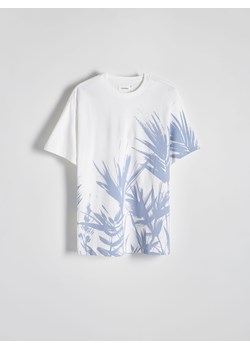 Reserved - T-shirt regular z nadrukiem - biały ze sklepu Reserved w kategorii T-shirty męskie - zdjęcie 171221986
