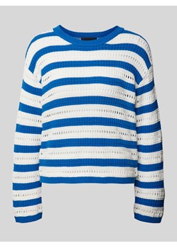 Sweter z dzianiny ze wzorem w paski model ‘MARIAN’ ze sklepu Peek&Cloppenburg  w kategorii Swetry damskie - zdjęcie 171223387
