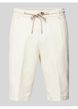 Bermudy o kroju regular fit z wiązanym paskiem model ‘RUBY’ ze sklepu Peek&Cloppenburg  w kategorii Spodenki męskie - zdjęcie 171223398