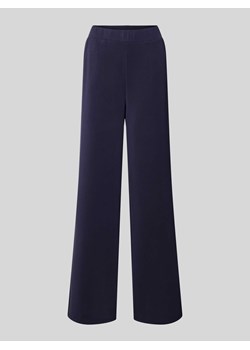 Spodnie materiałowe z szeroką nogawką i elastycznym pasem ze sklepu Peek&Cloppenburg  w kategorii Spodnie damskie - zdjęcie 171223445