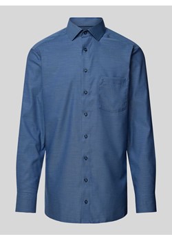 Koszula biznesowa o kroju modern fit z kieszenią na piersi model ‘GLOBAL KENT’ ze sklepu Peek&Cloppenburg  w kategorii Koszule męskie - zdjęcie 171223698