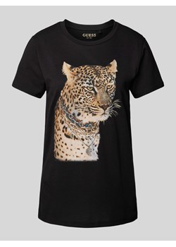 T-shirt z okrągłym dekoltem model ‘LEOPARD JEWEL EASY’ ze sklepu Peek&Cloppenburg  w kategorii Bluzki damskie - zdjęcie 171223759