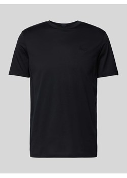 T-shirt z prążkowanym,okrągłym dekoltem model ‘Cosmo’ ze sklepu Peek&Cloppenburg  w kategorii T-shirty męskie - zdjęcie 171223838
