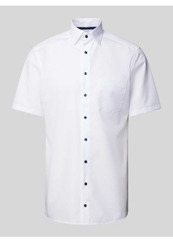 Koszula biznesowa o kroju modern fit z krótkim rękawem model ‘Sora’ ze sklepu Peek&Cloppenburg  w kategorii Koszule męskie - zdjęcie 171223909