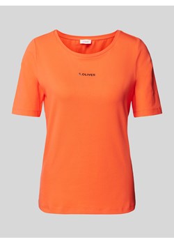 T-shirt z nadrukiem z logo ze sklepu Peek&Cloppenburg  w kategorii Bluzki damskie - zdjęcie 171223967