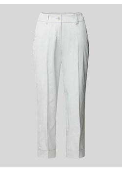 Chinosy o skróconym kroju slim fit model ‘DORA’ ze sklepu Peek&Cloppenburg  w kategorii Spodnie damskie - zdjęcie 171224178