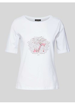 T-shirt z nadrukiem z motywem i napisem ze sklepu Peek&Cloppenburg  w kategorii Bluzki damskie - zdjęcie 171224255