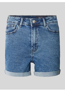 Szorty jeansowe z detalem z logo model ‘MONI’ w kolorze jeansowym ze sklepu Peek&Cloppenburg  w kategorii Szorty - zdjęcie 171224407