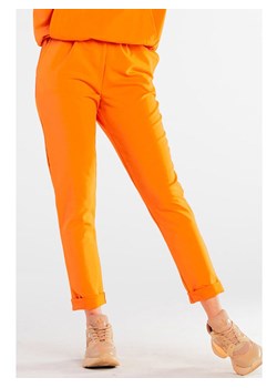 INFINITE YOU Spodnie w kolorze pomarańczowym ze sklepu Limango Polska w kategorii Spodnie damskie - zdjęcie 171225395