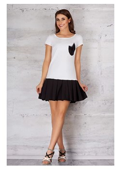 INFINITE YOU Sukienka w kolorze biało-czarnym ze sklepu Limango Polska w kategorii Sukienki - zdjęcie 171225909