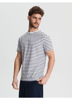 Sinsay - Koszulka w paski - czarny ze sklepu Sinsay w kategorii T-shirty męskie - zdjęcie 171227266
