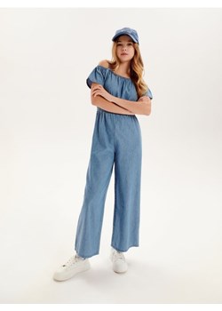 Sinsay - Kombinezon jeansowy - niebieski ze sklepu Sinsay w kategorii Kombinezony damskie - zdjęcie 171227269