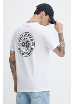 Billabong t-shirt bawełniany męski kolor biały z nadrukiem ABYZT02264 ze sklepu ANSWEAR.com w kategorii T-shirty męskie - zdjęcie 171228539
