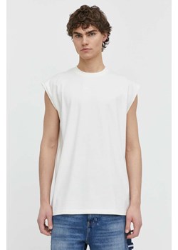 Karl Kani t-shirt bawełniany męski kolor beżowy ze sklepu ANSWEAR.com w kategorii T-shirty męskie - zdjęcie 171228746