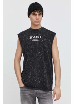Karl Kani t-shirt bawełniany męski kolor czarny ze sklepu ANSWEAR.com w kategorii T-shirty męskie - zdjęcie 171228776
