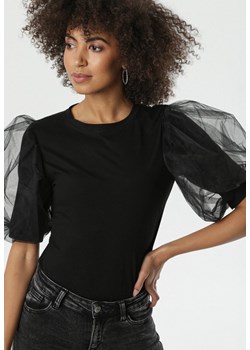 Czarna Bluzka Kayley ze sklepu Born2be Odzież w kategorii Bluzki damskie - zdjęcie 171229349