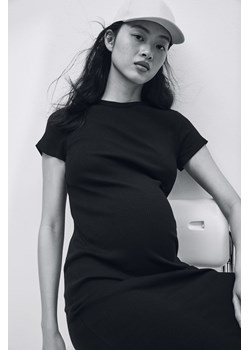 H & M - MAMA Sukienka w prążki - Czarny ze sklepu H&M w kategorii Sukienki ciążowe - zdjęcie 171230348