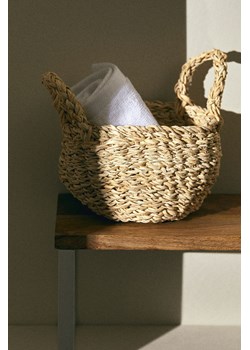 H & M - Ręcznie wykonany kosz do przechowywania - Biały ze sklepu H&M w kategorii Kosze i koszyki - zdjęcie 171230349