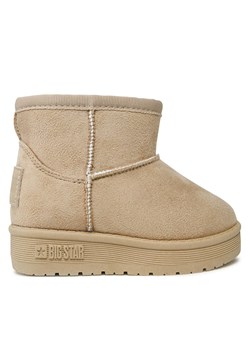 Śniegowce Big Star Shoes MM374098 Beige 801 ze sklepu eobuwie.pl w kategorii Buty zimowe dziecięce - zdjęcie 171235336