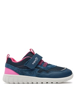 Sneakersy Superfit 1-006204-8020 D Blau/Pink ze sklepu eobuwie.pl w kategorii Buty sportowe dziecięce - zdjęcie 171235845