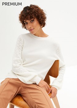 Sweter wełniany z domieszką materiału Good Cashmere Standard® ze sklepu bonprix w kategorii Swetry damskie - zdjęcie 171236829
